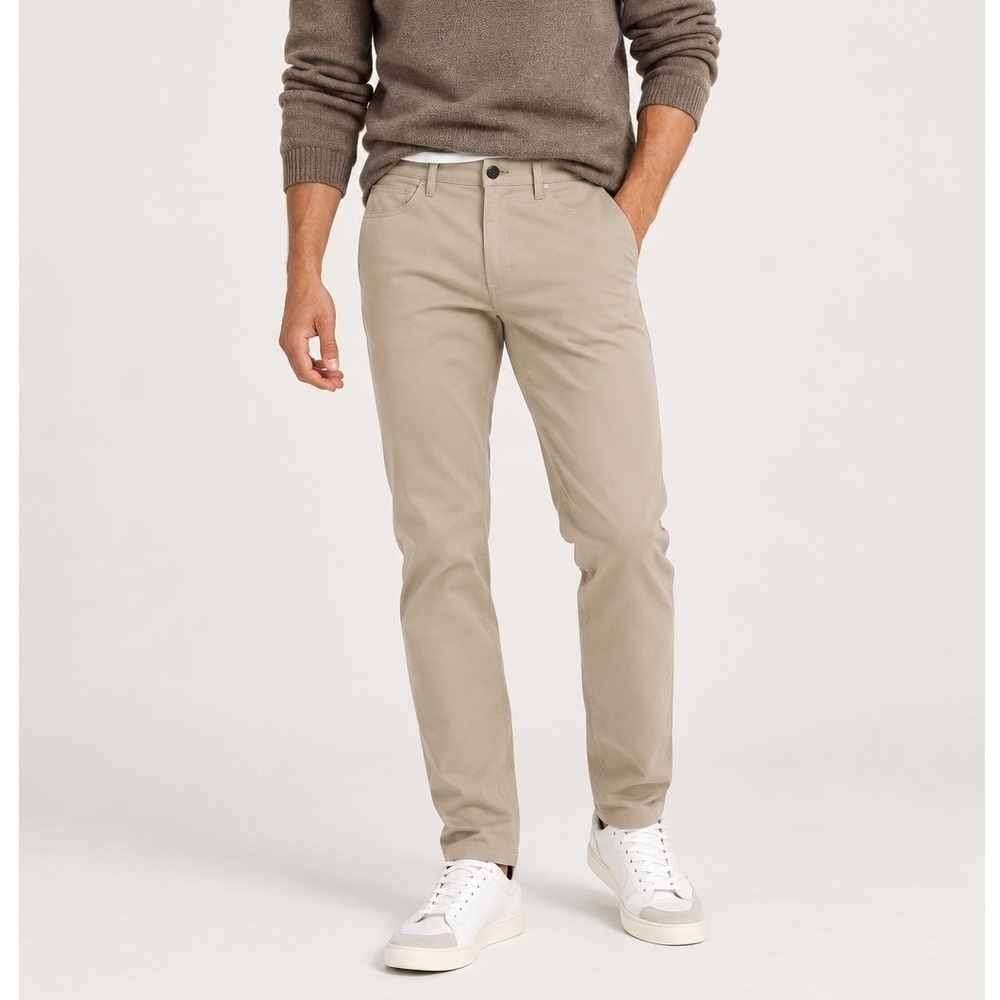 Public Rec DealMaker 5-Pocket Pant Men's 32 Khaki Tan Slim Stretch Smart Casual